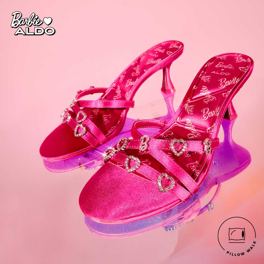 Barbiemule Women's Fuchsia Dress Sandals image number 0